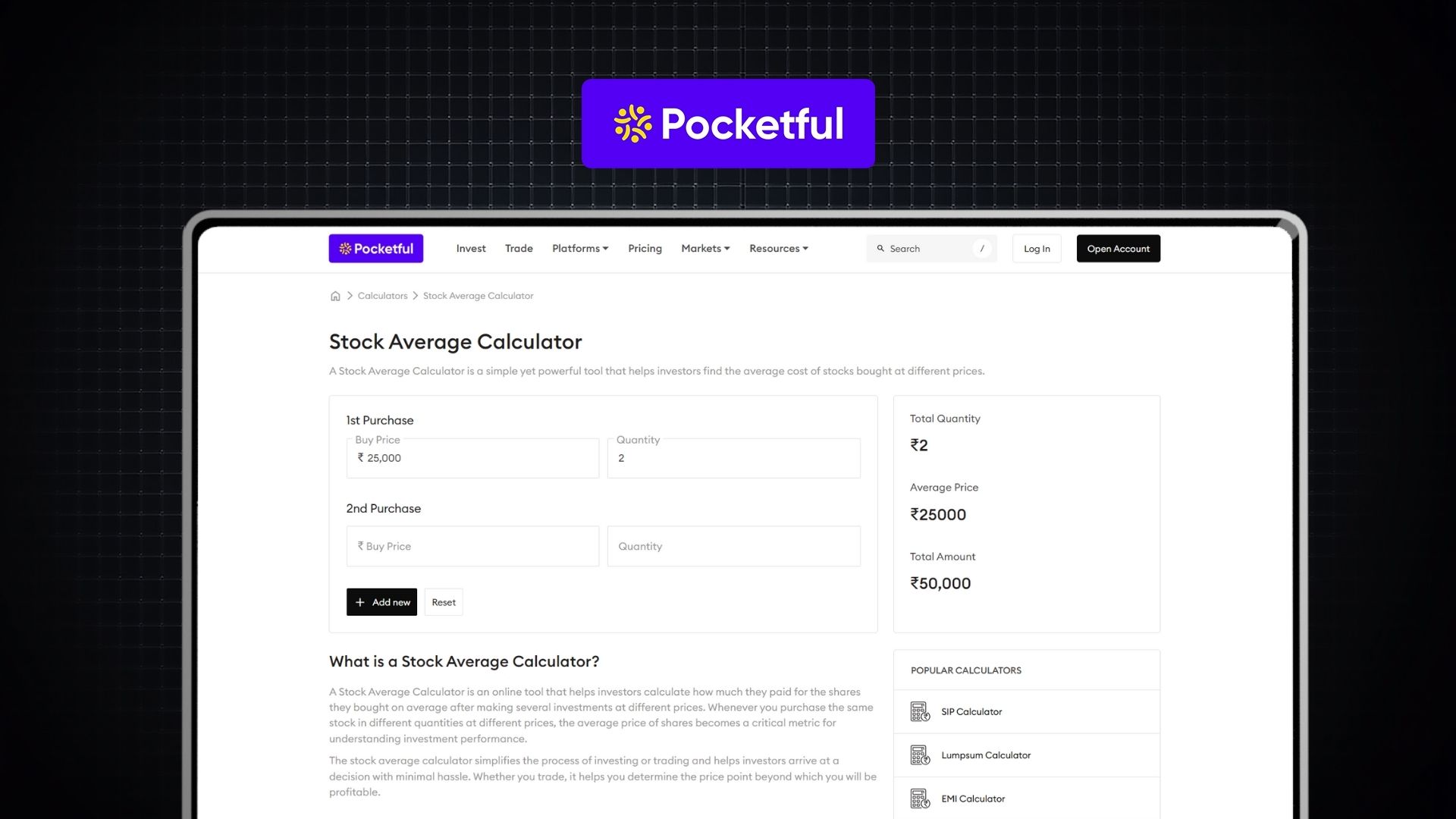 Stock Average Calculator: Calculate Average Share Price Online