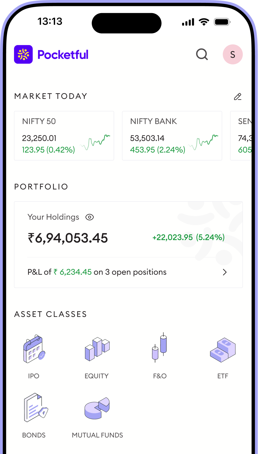 Pocketful Product Screen