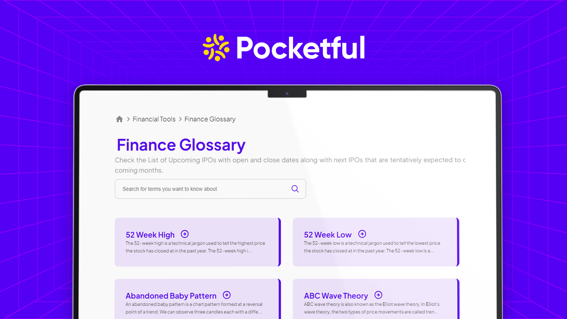 Pocketful Finance Glossary Important Stock Market Finance Terms pocketful-finance-glossary-important-stock-market-finance-terms
